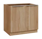 SIS - 9D spodní skříňka, 2-dveřová, 870x900x600, dub bardolino